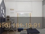 Детский рабочий уголок с домиком в стиле минимализм фото 6